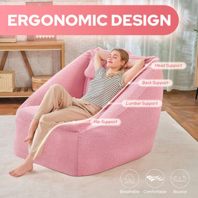 HABUTWAY® Inflatable Bean Bag Chair with Air Pump