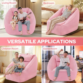 HABUTWAY® Inflatable Bean Bag Chair with Air Pump