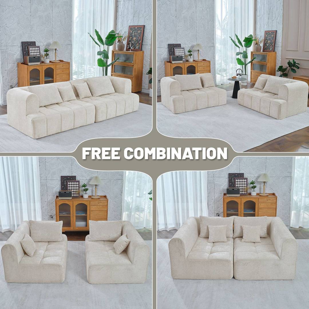 HABUTWAY® 103" Modular Sectional Sofa Couch