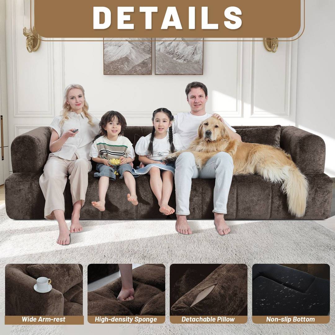 HABUTWAY® 103" Modular Sectional Sofa Couch