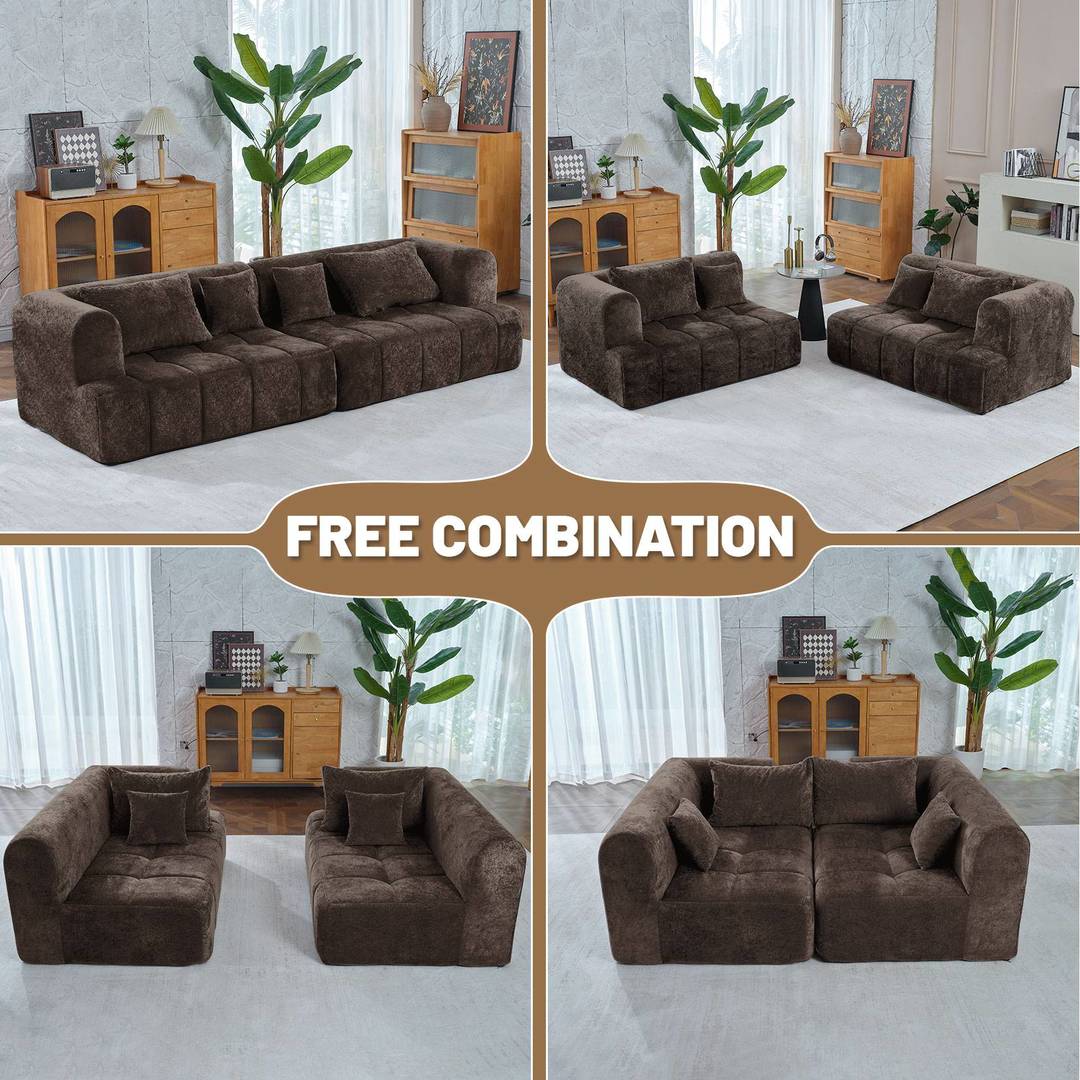 HABUTWAY® 103" Modular Sectional Sofa Couch