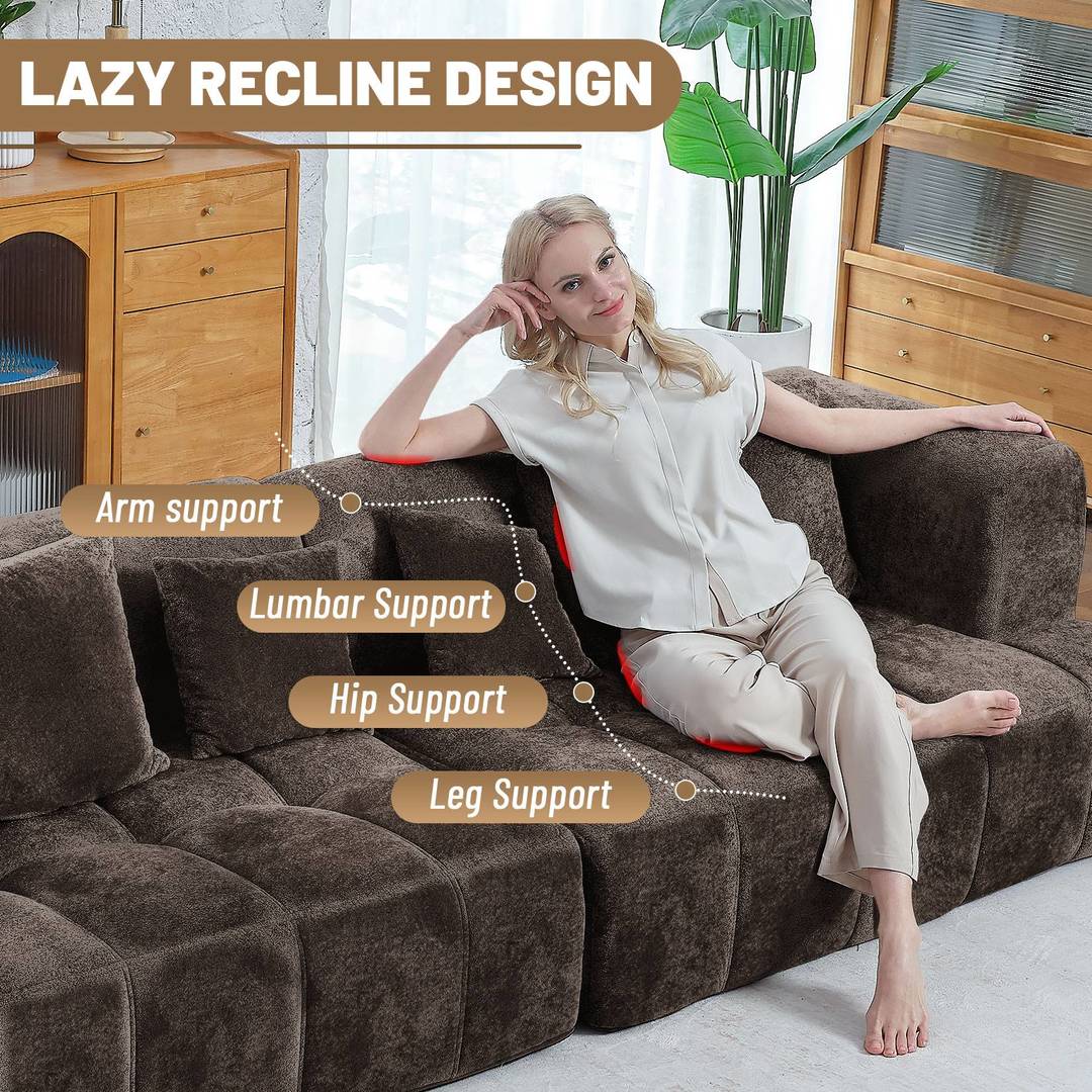 HABUTWAY® 103" Modular Sectional Sofa Couch