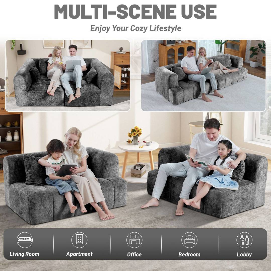HABUTWAY® 103" Modular Sectional Sofa Couch