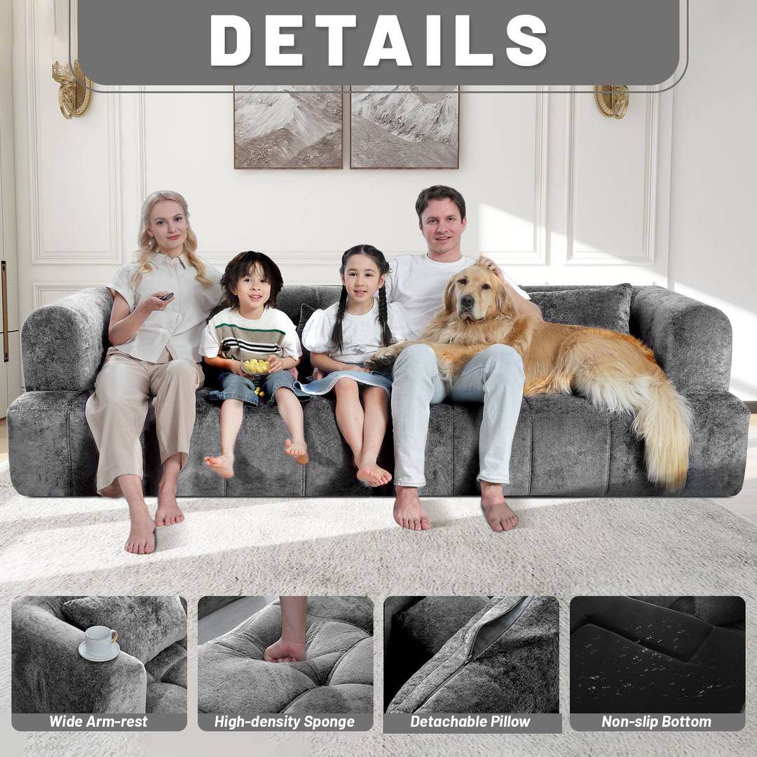 HABUTWAY® 103" Modular Sectional Sofa Couch