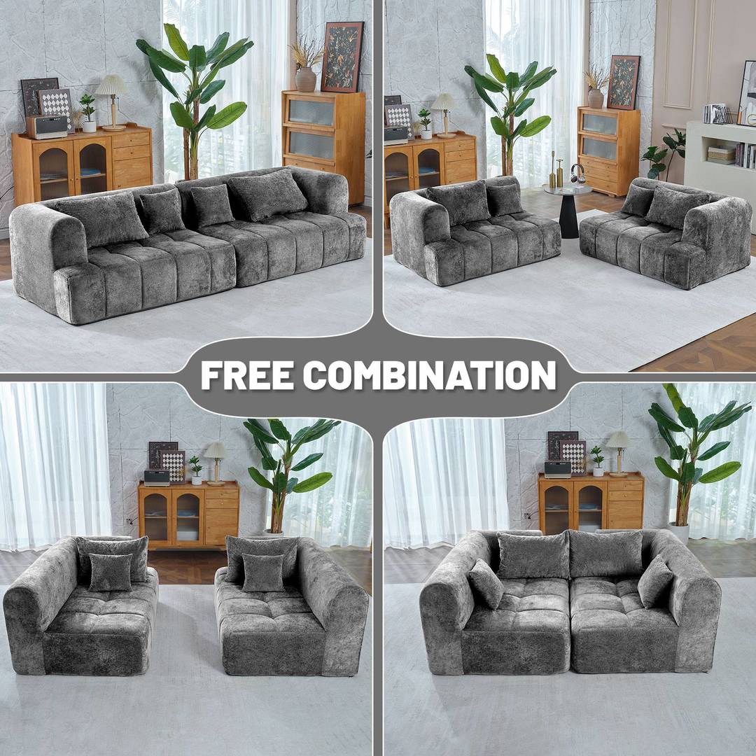 HABUTWAY® 103" Modular Sectional Sofa Couch