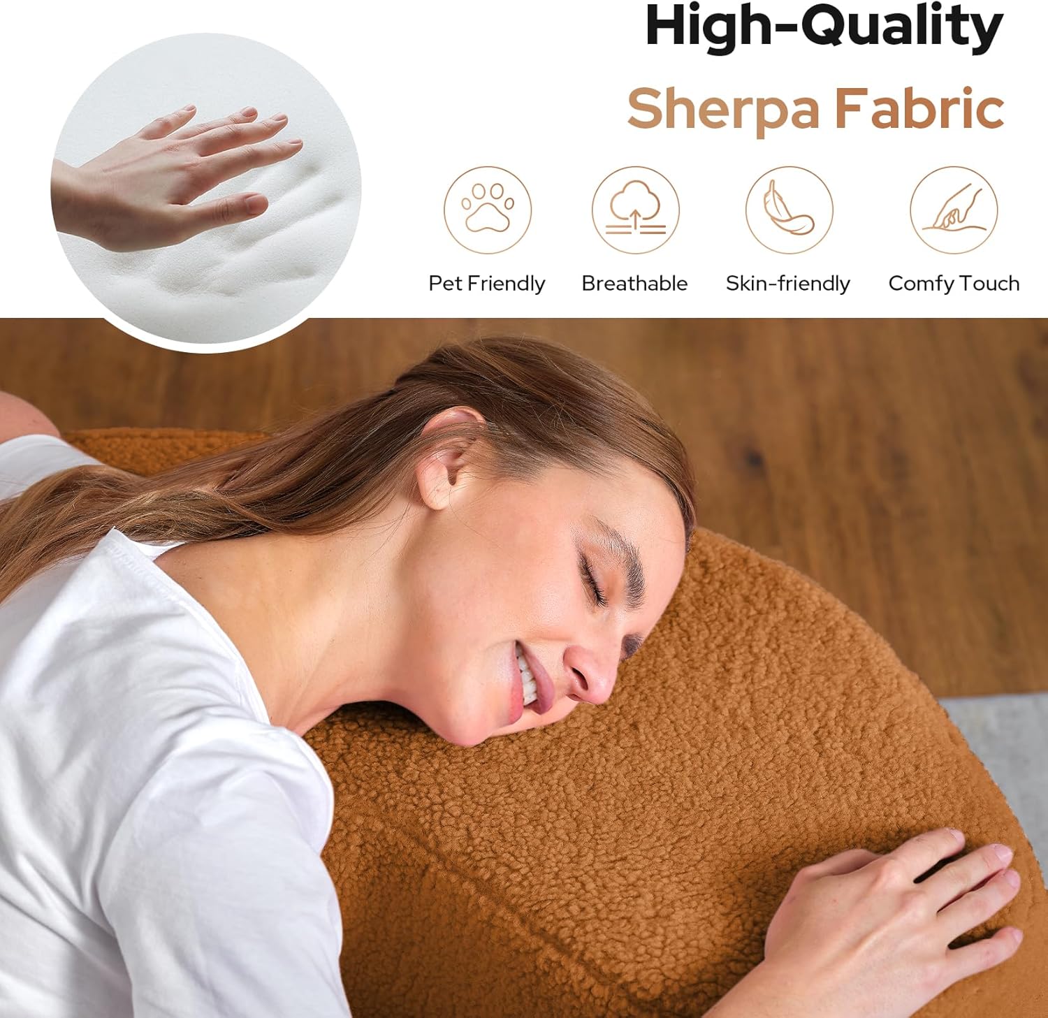 HABUTWAY® Round Bean Bag Chair