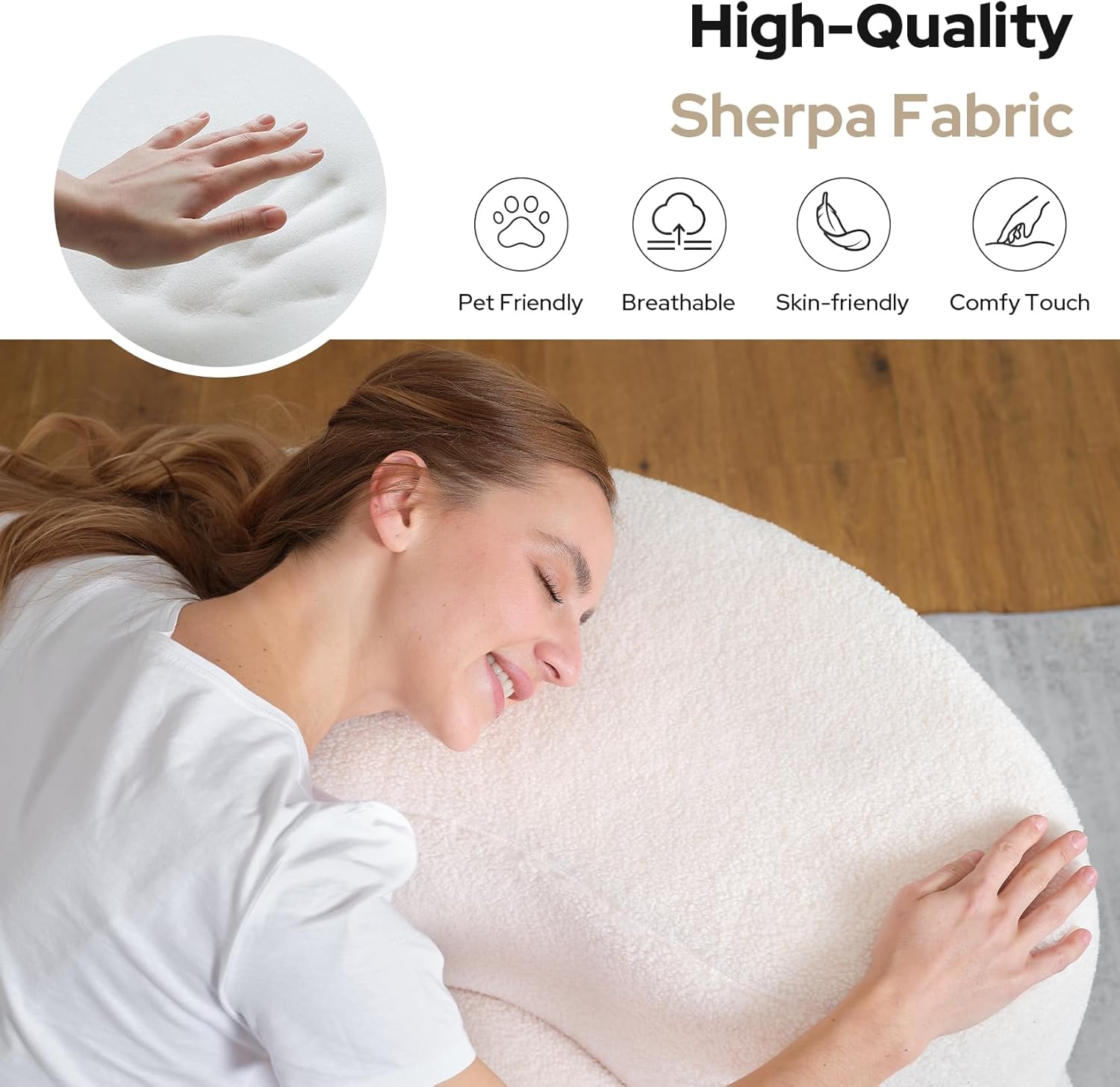 HABUTWAY® Round Bean Bag Chair