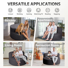 HABUTWAY® Round Bean Bag Chair