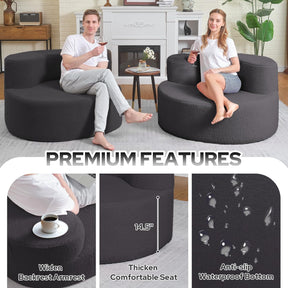 HABUTWAY® Round Bean Bag Chair