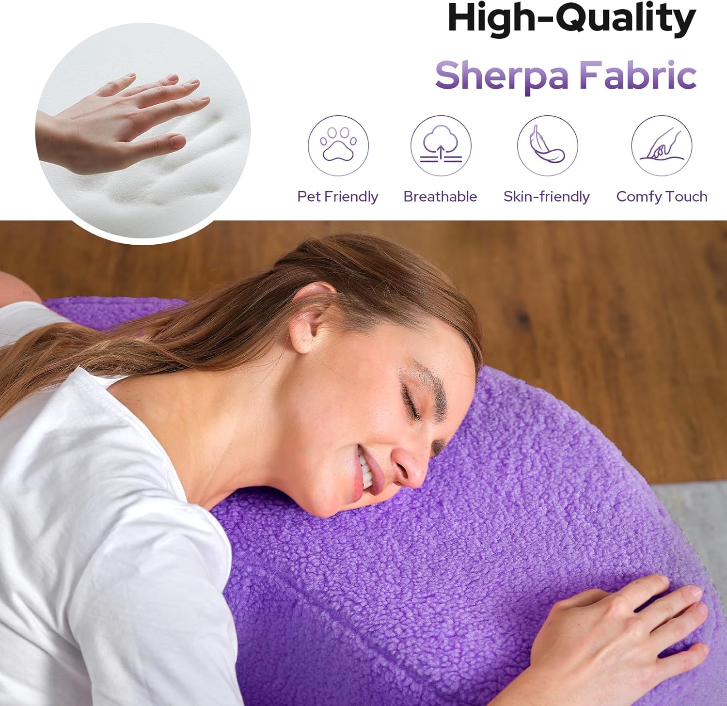 HABUTWAY® Round Bean Bag Chair