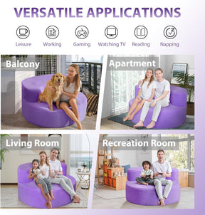 HABUTWAY® Round Bean Bag Chair
