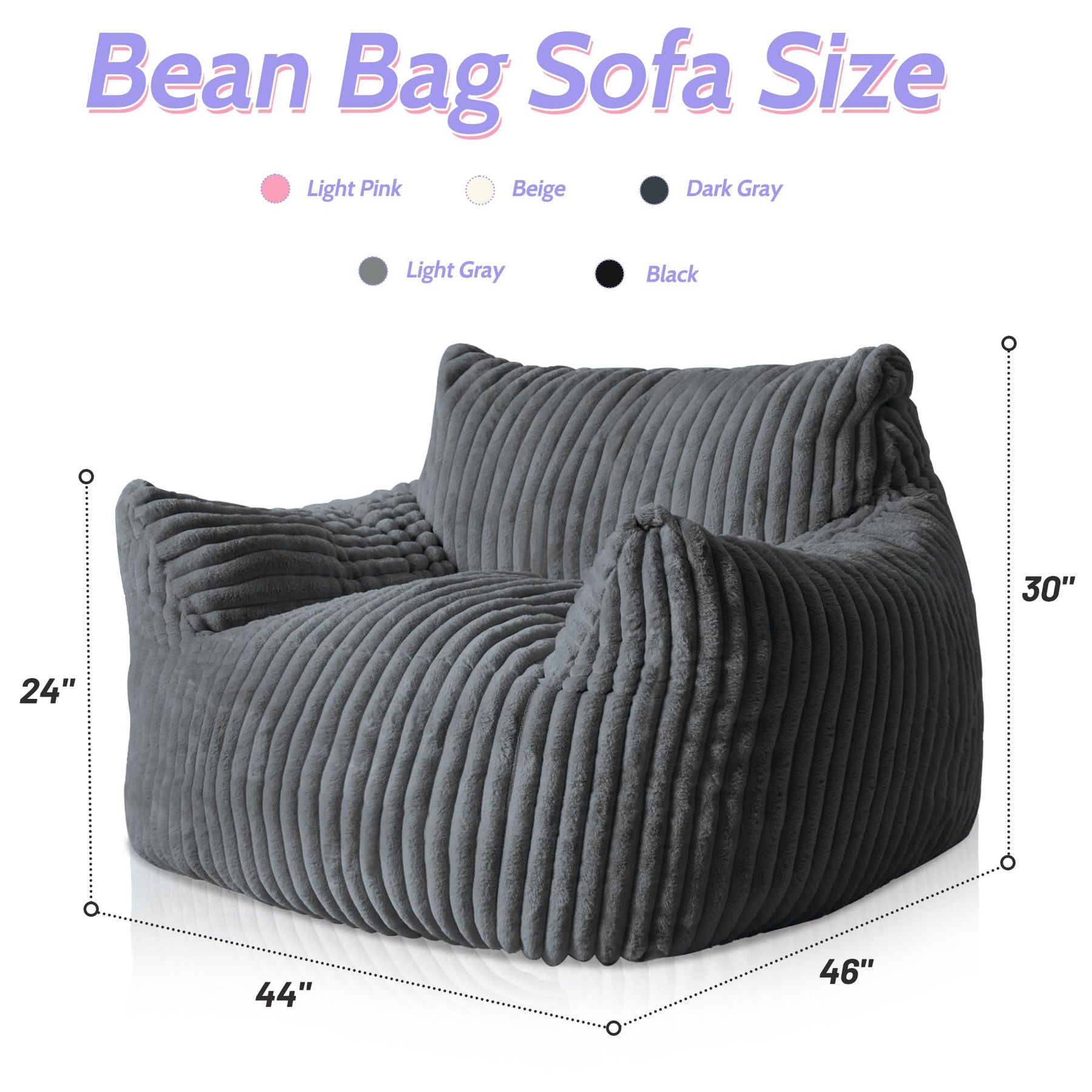 HABUTWAT Giant Bean Bag Chair