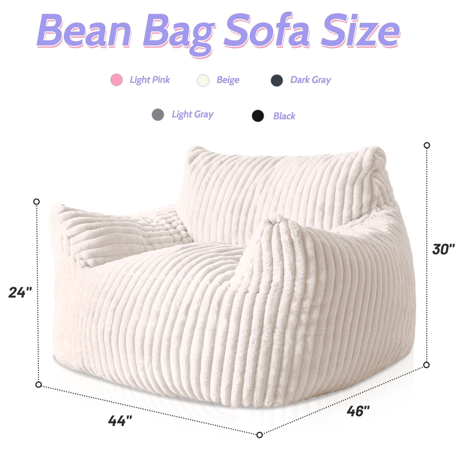 HABUTWAT Giant Bean Bag Chair