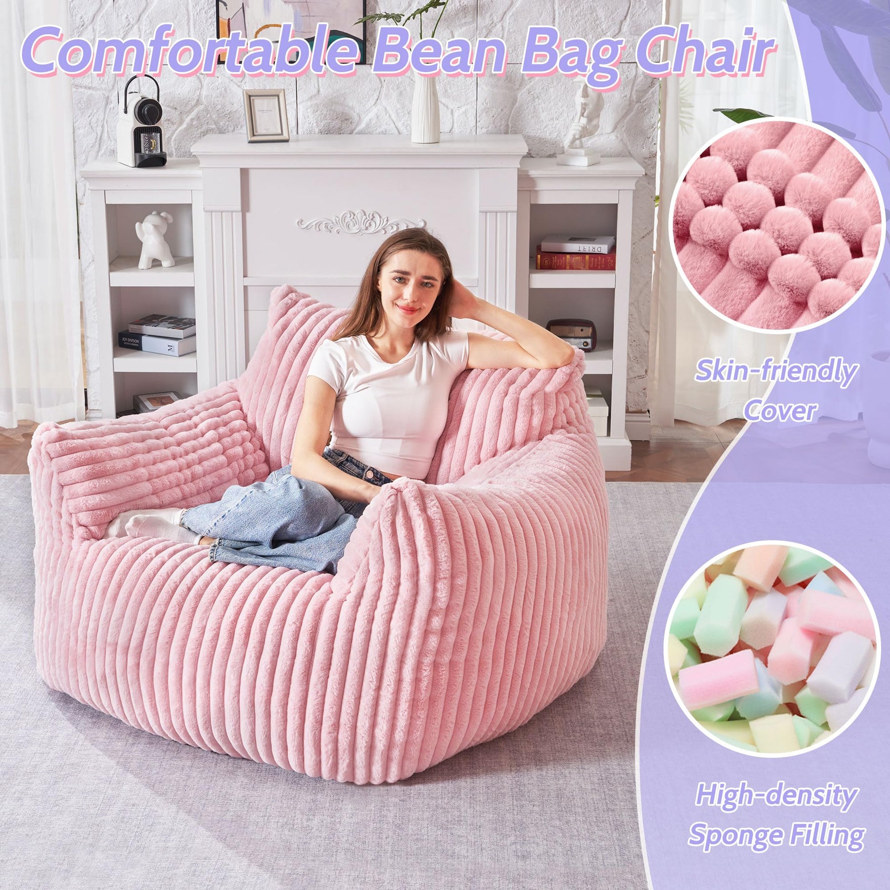 HABUTWAT Giant Bean Bag Chair