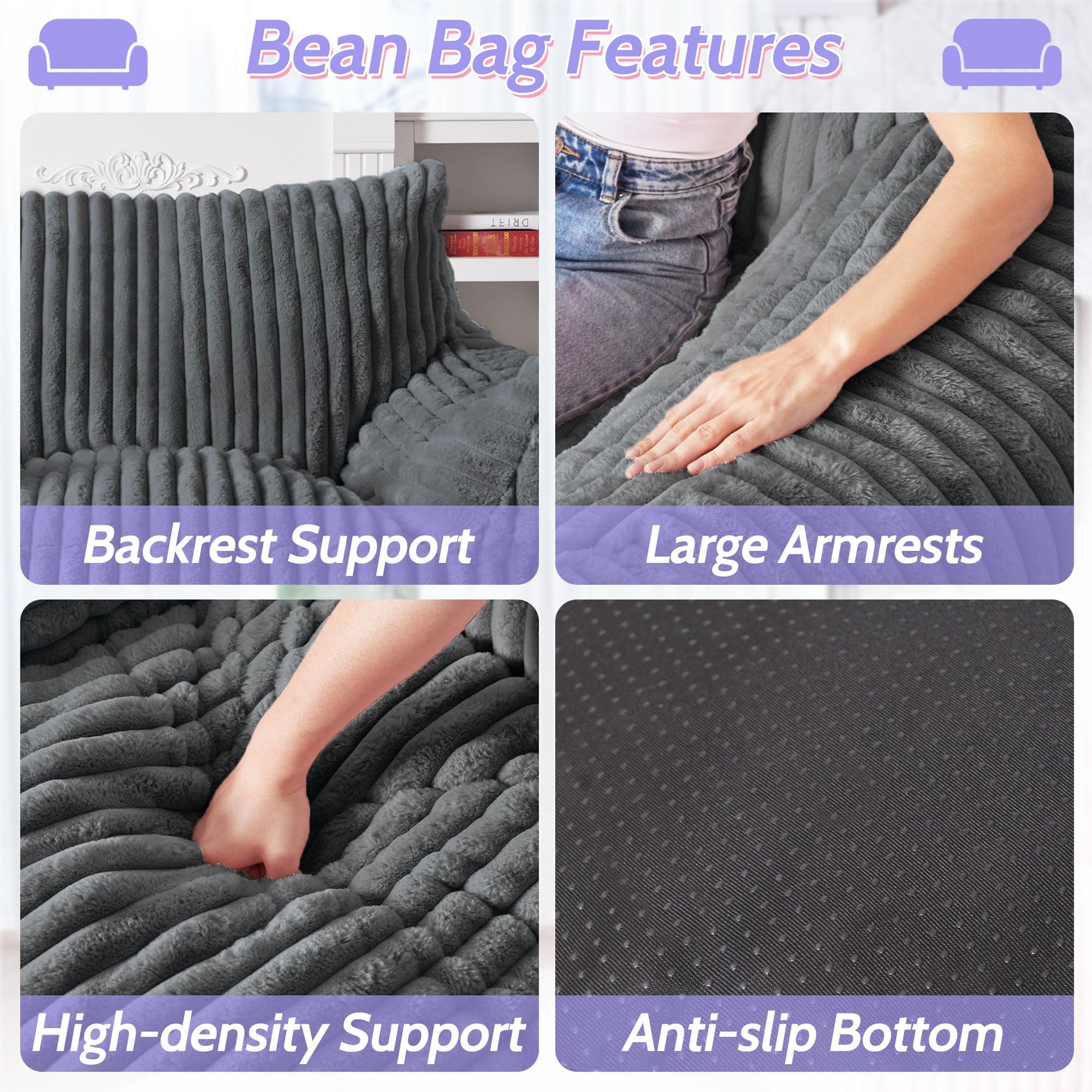 HABUTWAT Giant Bean Bag Chair