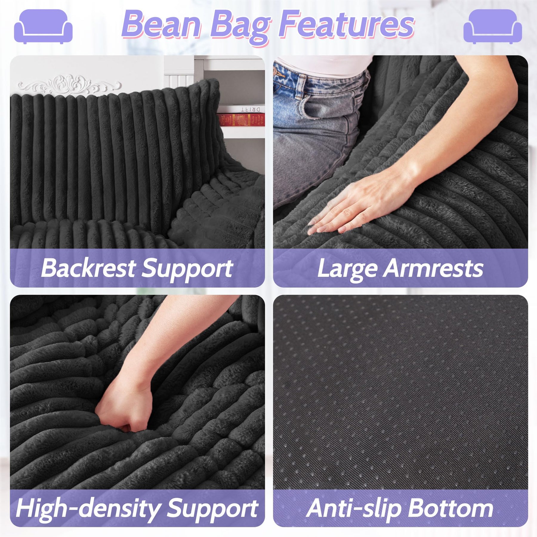 HABUTWAT Giant Bean Bag Chair