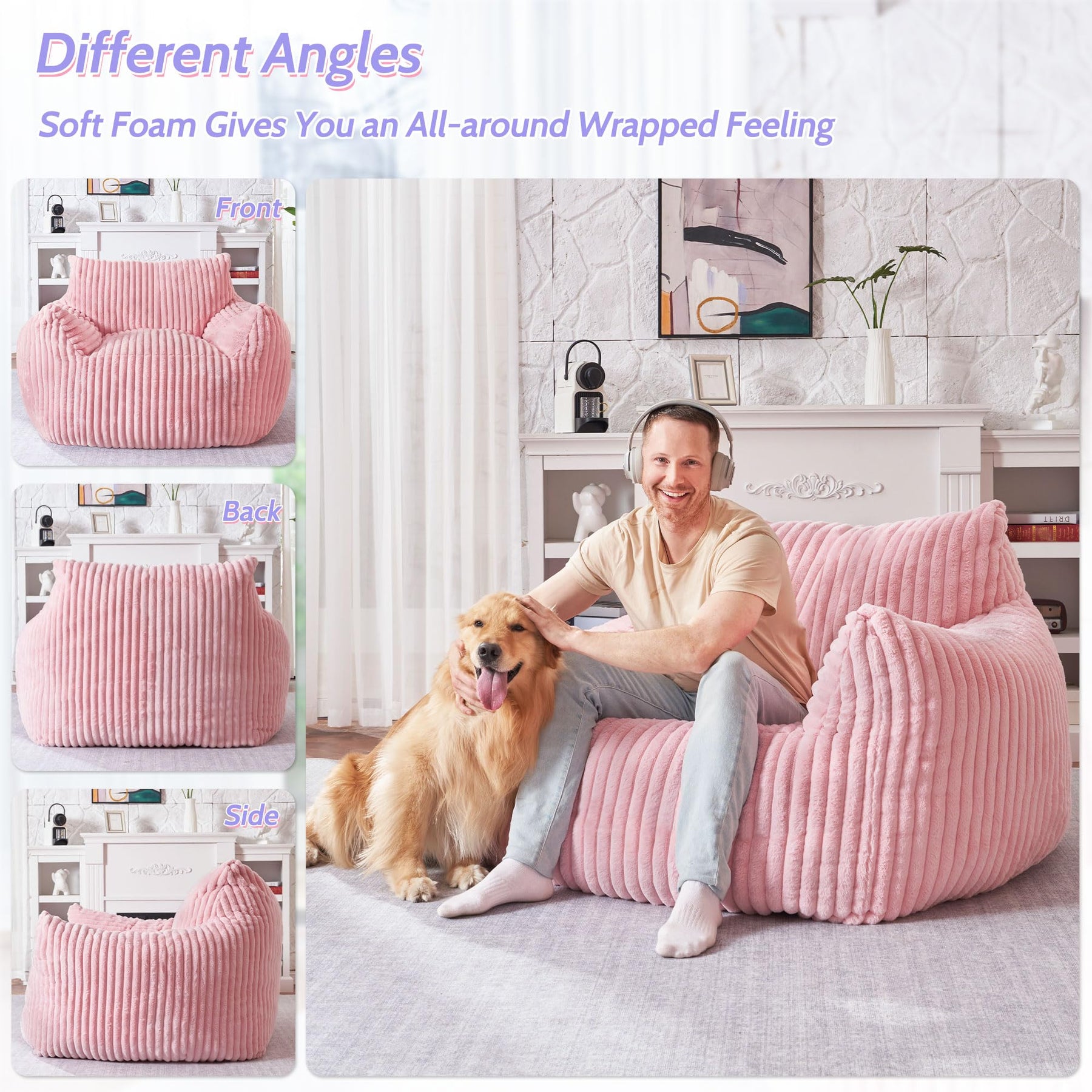 HABUTWAT Giant Bean Bag Chair